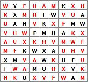 8 sol sudoku lettres E22268-AFHKMUVWX - niveau moyen